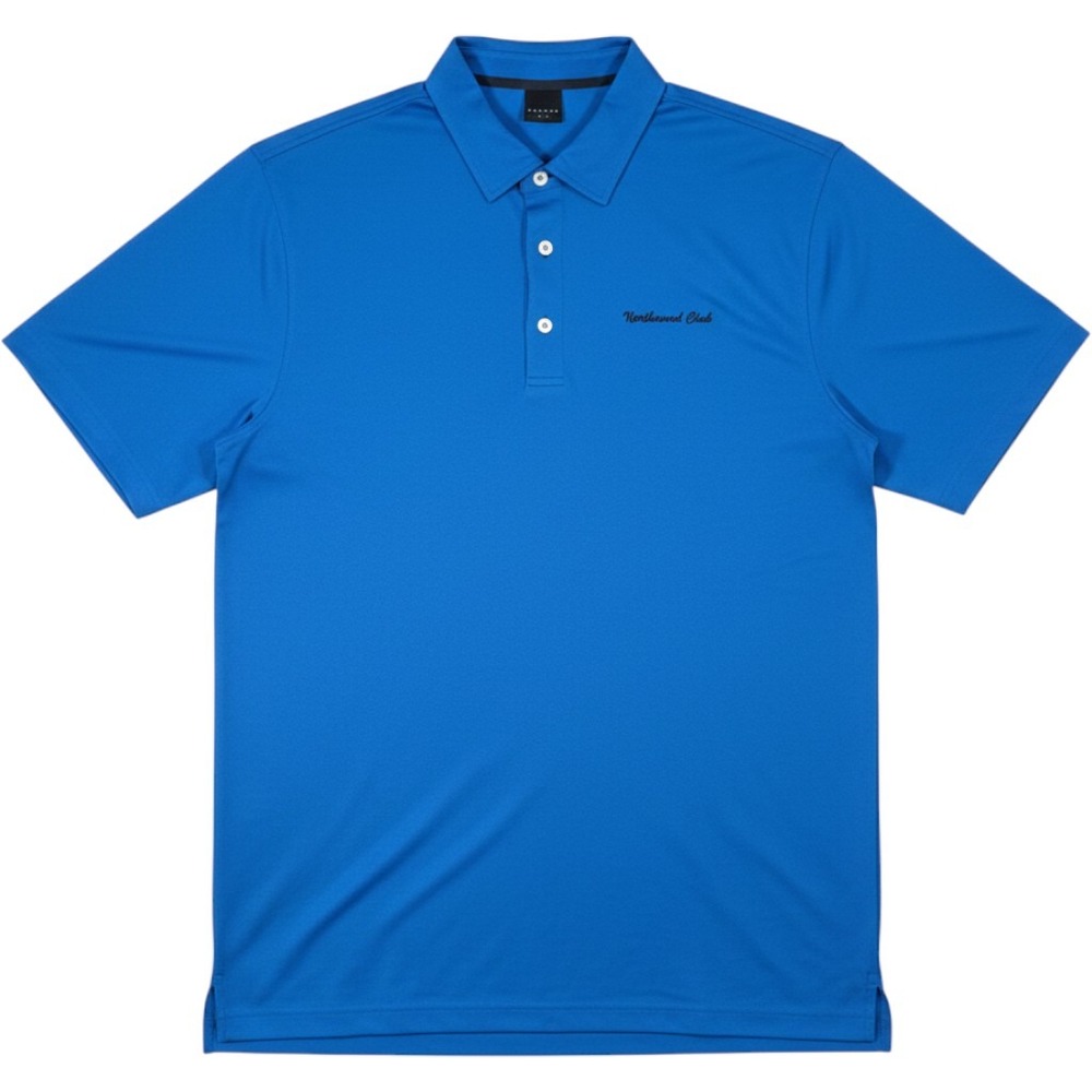 Dunning Golf Mens XL Royal Blue Northwood Club Performance Piqué Polo Shirt 0651
